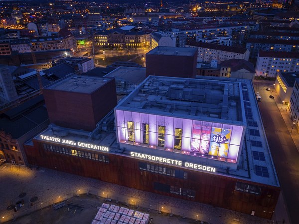 Power plant Mitte with State Operetta and TJG
