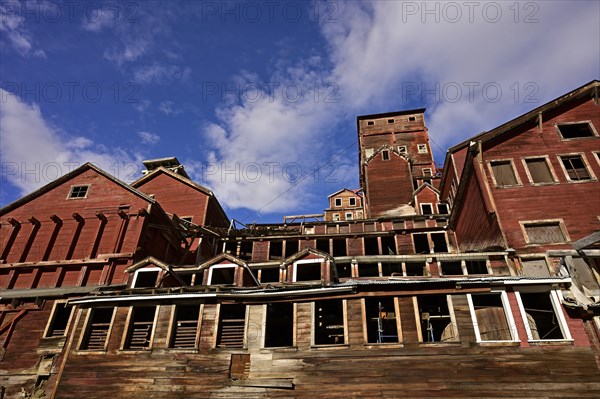 Historic Kennecott Copper Mine in the Wrangell, St. Elias National Park, Alaska, USA, North America