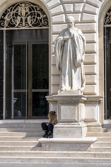 At the Feet of Titian, detail photo, Albertina Modern, Museum of Contemporary Art, Künstlerhaus am