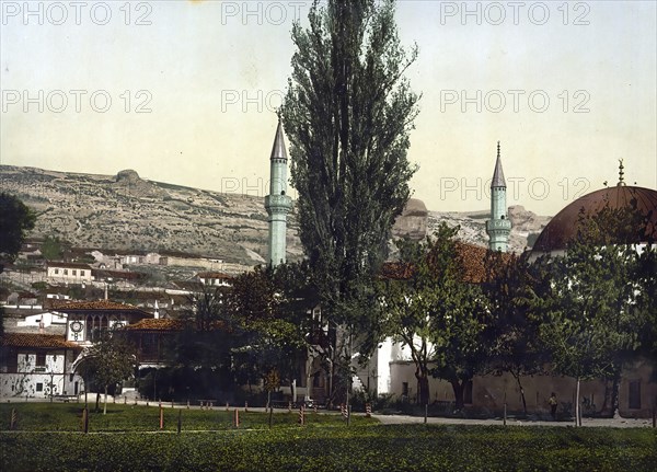Bakhchysaraj, Bakhchisarai, a Tatar town in the Autonomous Republic of Crimea, Ukraine, Russia, c.