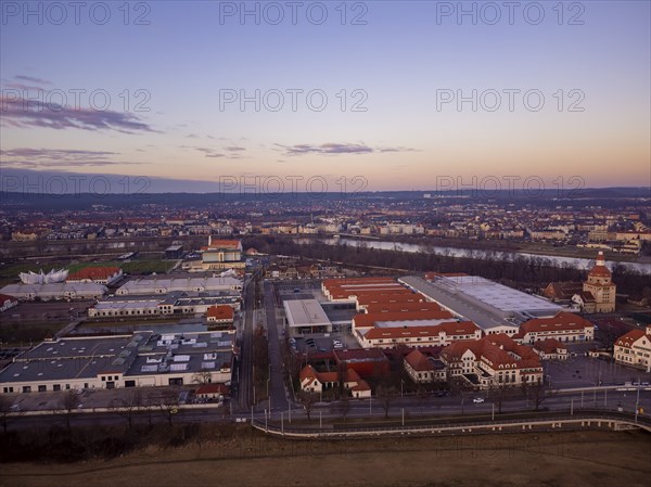 The Neue Messe Dresden is the name of the conversion project of the heritage-protected site of the