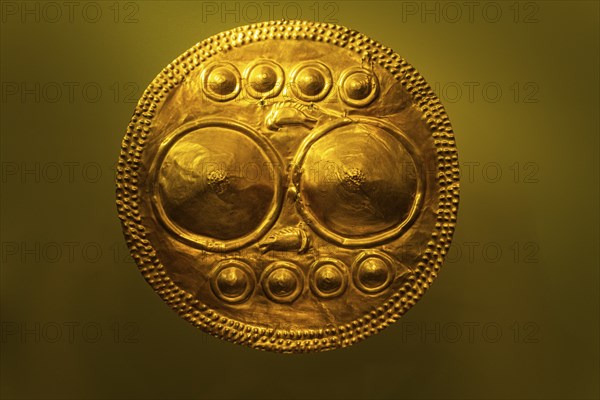 Artefacts in the gold museum, Bogota, Colombia, South America