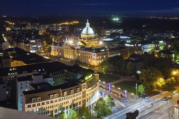 Leipzig View of the Former Imperial Court of Justice from the Town Hall Tower