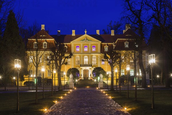 Baroque Rammenau Castle, Rammenau Castle in Rammenau near Bischofswerda in the district of Bautzen