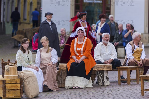 This year's Living Canaletto Picture was re-enacted on Friday, 25 April 2014, 3 pm for approx. 2