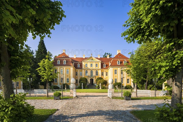 Baroque Rammenau Castle, Rammenau Castle in Rammenau near Bischofswerda in the district of Bautzen