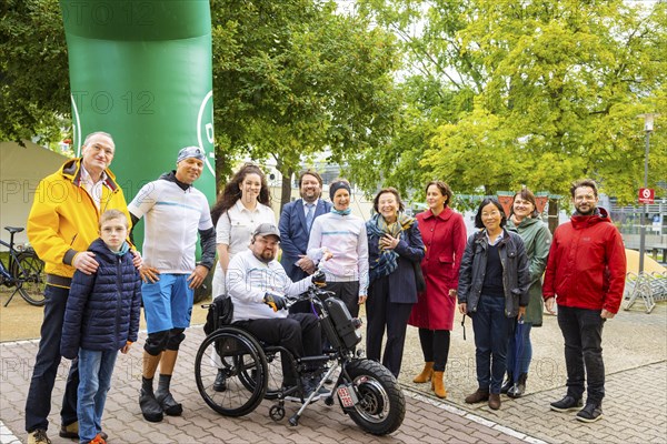 Prominent guests at the Active for Rare Diseases fundraising run