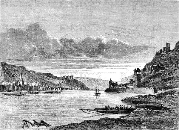 St. Goar and St. Goarshausen, Rhine, Romantic Rhine Valley, World Heritage Cultural Landscape Upper