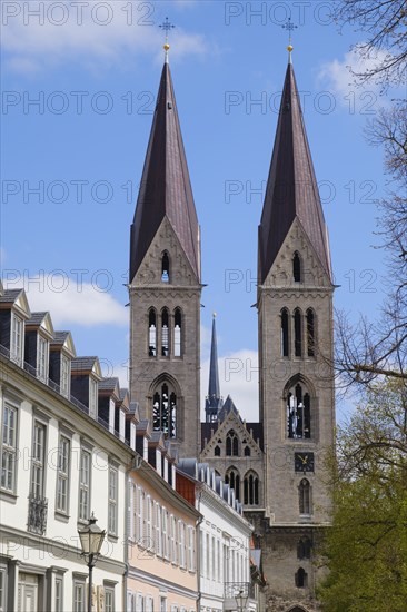 St. Stephanus and Sixtus Cathedral, Halberstadt, Harz Mountains, Saxony-Anhalt, Germany, Europe