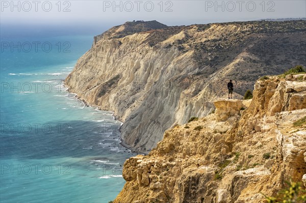 The cliffs of Cape Aspro near Pissouri, Cyprus, Europe