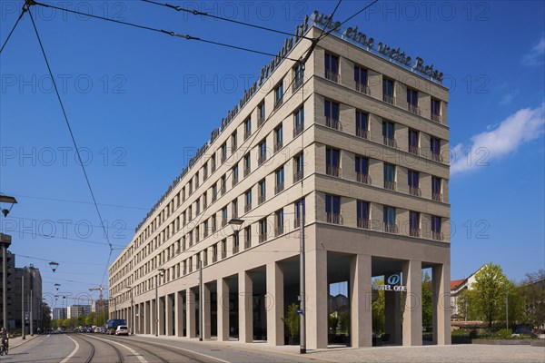 Office and hotel building, Motel One at Postplatz Zwingerforum