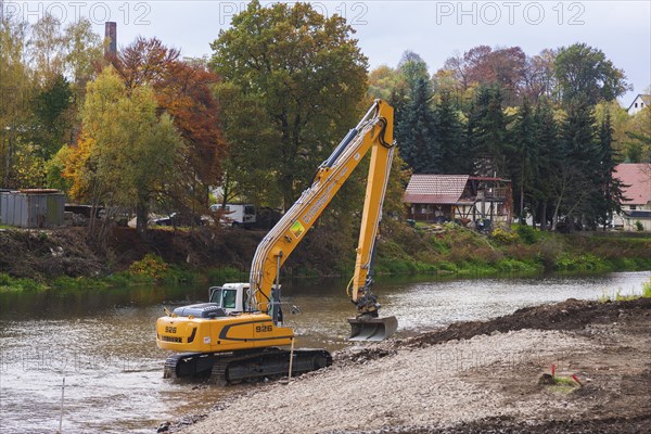 Flooding of the Mulde, damage repair and flood protection construction measures