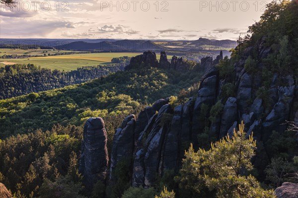 Schrammsteine in Saxon Switzerland