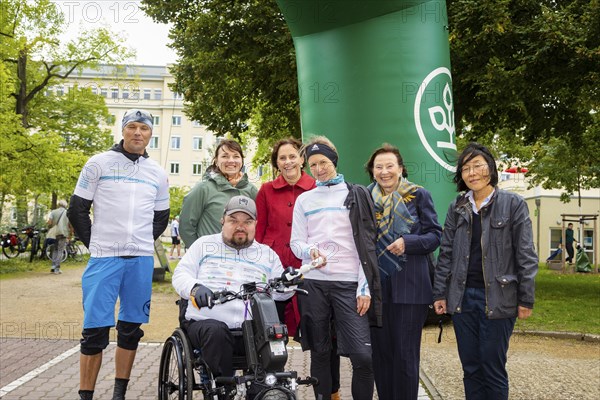 Prominent guests at the Active for Rare Diseases fundraising run