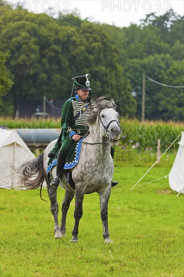 Hussar bivouac in Höfgen near Grimma