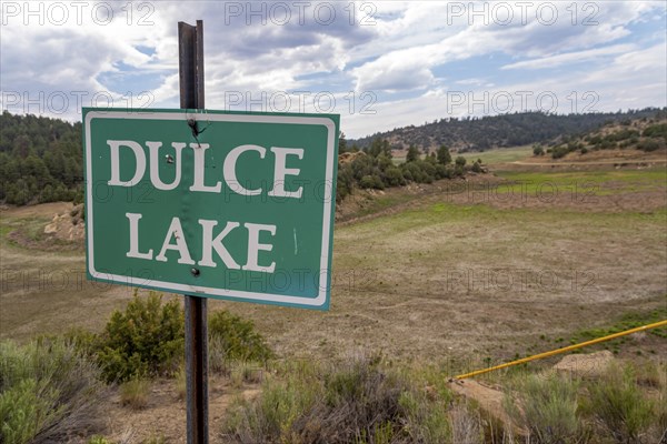 Dulce, New Mexico, Dulce Lake on the Jicarilla Apache Nation in northern New Mexico is dry due to