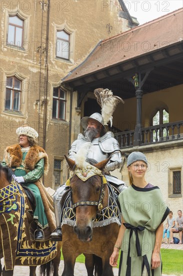 Family festival at Albrechtsburg Meissen on the occasion of the premiere of the Histopads. The