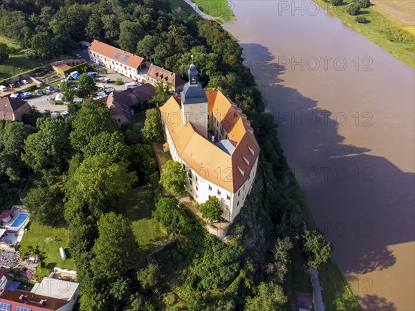 Hirschstein Castle is a castle in the municipality of Hirschstein in the district of Meissen, which