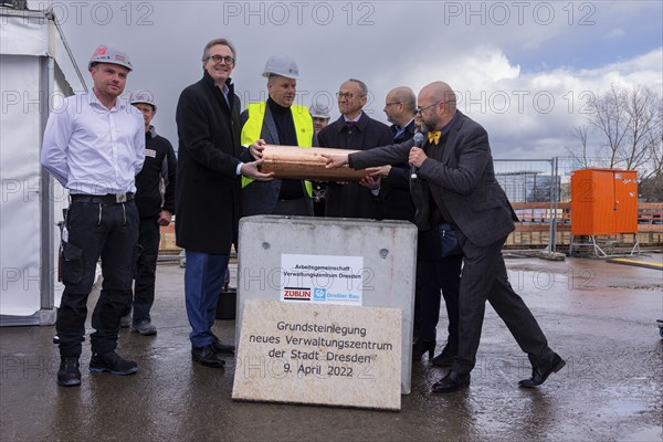 Laying of the foundation stone for the new administration centre