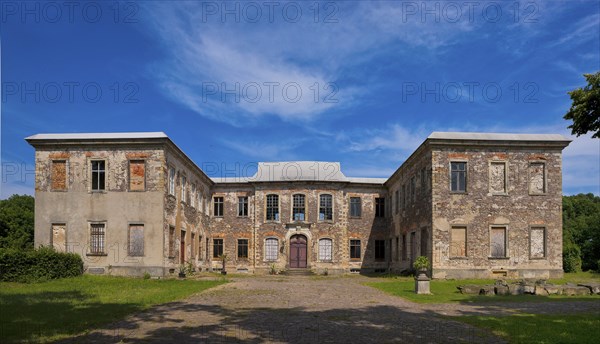 Dahlen Castle is a late Baroque castle complex in Dahlen in the Free State of Saxony. It was built
