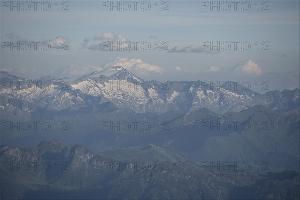 Dramatic mountain landscape, view from Hochkönig, Salzburger Land, Austria, Europe