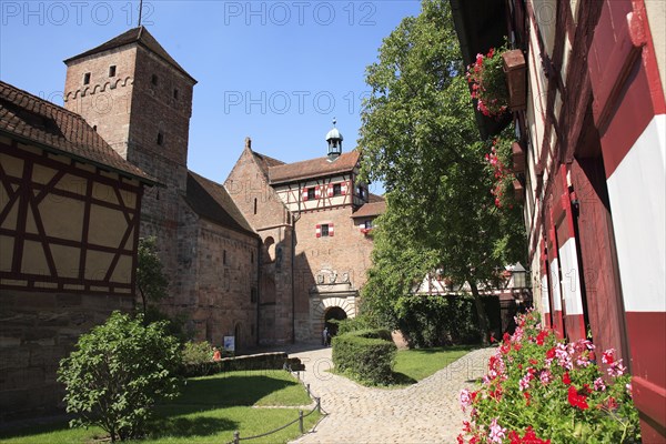Heidenturm der Kaiserkapelle, Nuremberg Castle, Nuremberg, Middle Franconia, Bavaria, Germany,