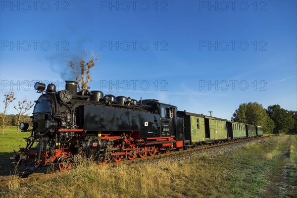For the annual line birthday of the Lössnitzgrundbahn, many special trains from different eras of