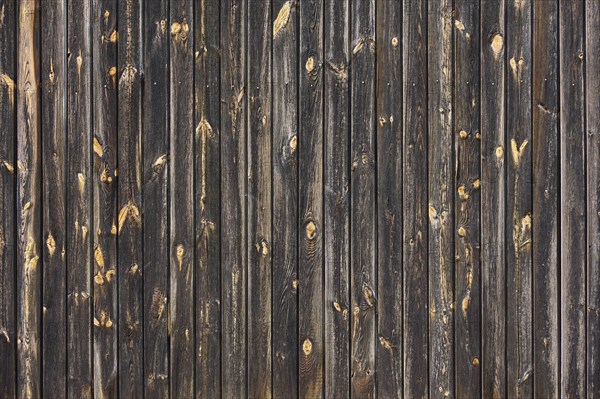 Wooden wall, Weathered, Ossiach, Lake Ossiach, Carinthia, Austria, Europe