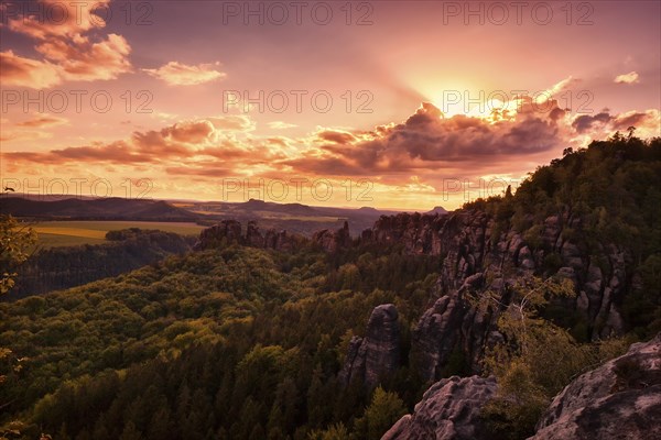 Schrammsteine in Saxon Switzerland