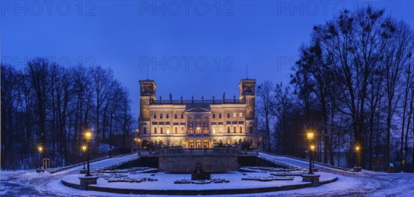 Albrechtsberg Castle in Winter