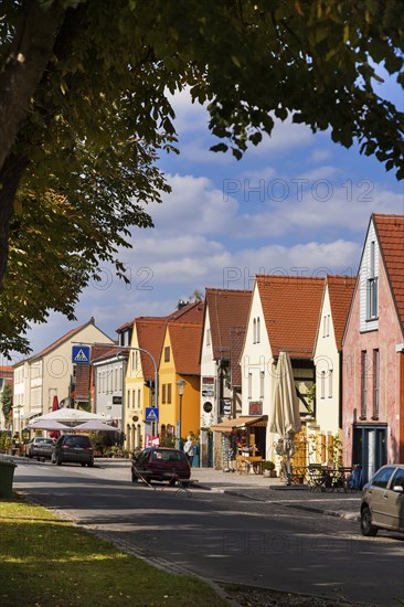 Altkötzschenbroda village green with numerous restaurants and quaint pubs