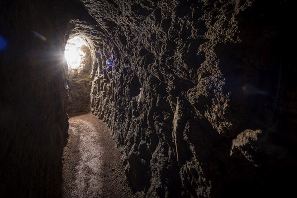 The total length of the passages under Geithain is 1100 m, of which 412 m are currently accessible.