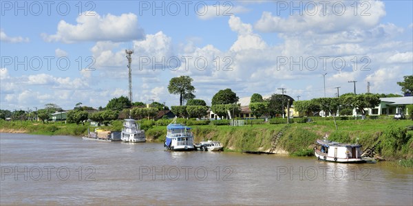 Nova Olinda do Norte, Settlement along the Madeira River, Amazonia State, Brazil, South America