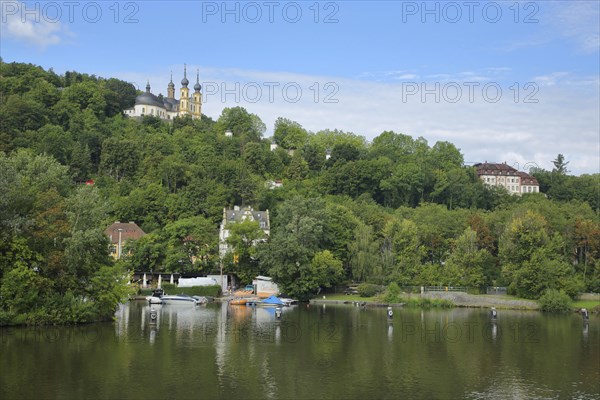View of the Käppele Visitation of the Virgin Mary pilgrimage church built by Balthasar Neumann and