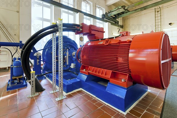 Dorfhain Francis hydropower plant Turbines and generators