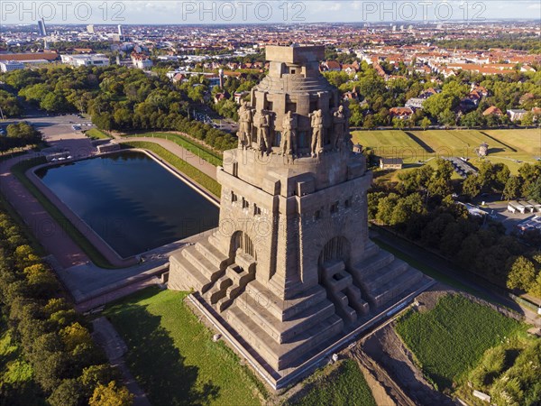 The Monument to the Battle of the Nations in the south-east of Leipzig was erected in memory of the
