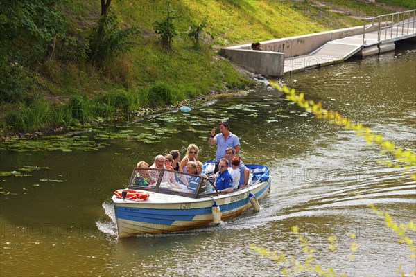 Leipzig, water hiking on the Karl Heine Canal