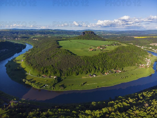Lilienstein in the Elbe Arch in Saxon Switzerland