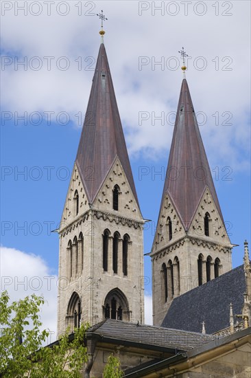 St. Stephanus and Sixtus Cathedral, Halberstadt, Harz Mountains, Saxony-Anhalt, Germany, Europe