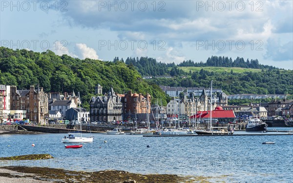 Oban Bay and Marina, Oban, Argyll and Bute, Scotland, UK