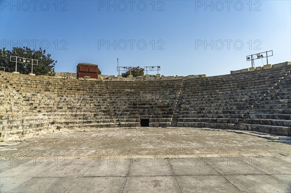 The Greco-Roman Theatre in the Ancient City of Kourion, Episkopi, Cyprus, Europe