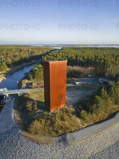 Rusty nail, Lusatian Lakeland landmark