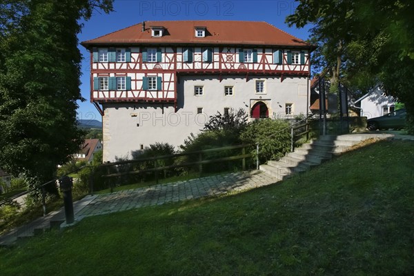 Gomaringen Castle, former parish seat of Johann Ulrich Schwindrazheim, Gustav Schwab Museum, former