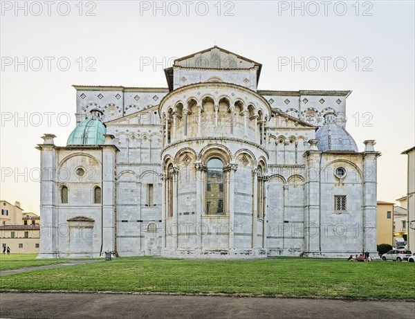Apse and choir, Cathedral, Cattedrale di San Martino also Duomo di Lucca, Lucca, Tuscany, Italy,