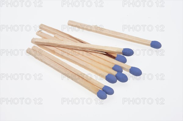 Matches, Matches, Safety matches with blue ignition head