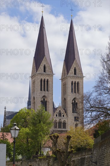 St. Stephanus and Sixtus Cathedral, Domplatz, Halberstadt, Harz Mountains, Saxony-Anhalt, Germany,