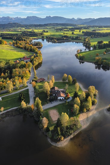 Schwaltenweiher, Tannheim Mountains, Allgäu Alps, East Allgäu, Bavaria, Germany, East Allgäu,