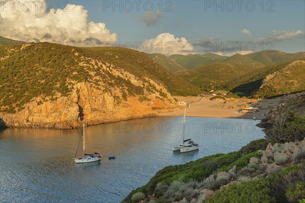 Domestica beach, Buggeru, Costa Verde, Sulcis Iglesiente, Sardinia, Italy, Buggerru, Sardinia,