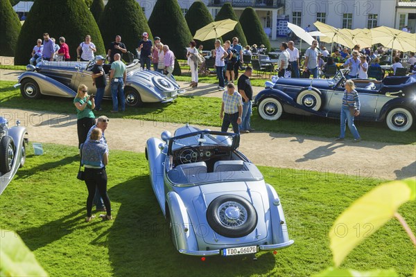 DEU Sachsen Radebeul (Â© Sylvio Dittrich +49 1772156417) Concours d'Elégance The classic car show