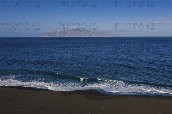Sandbeach near San Felipe. Vulcano Fogo. Fogo. Cabo Verde. Africa